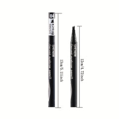 Waterproof and Sweatproof Eyebrow Pencil for Natural Makeup Long Lasting Brown