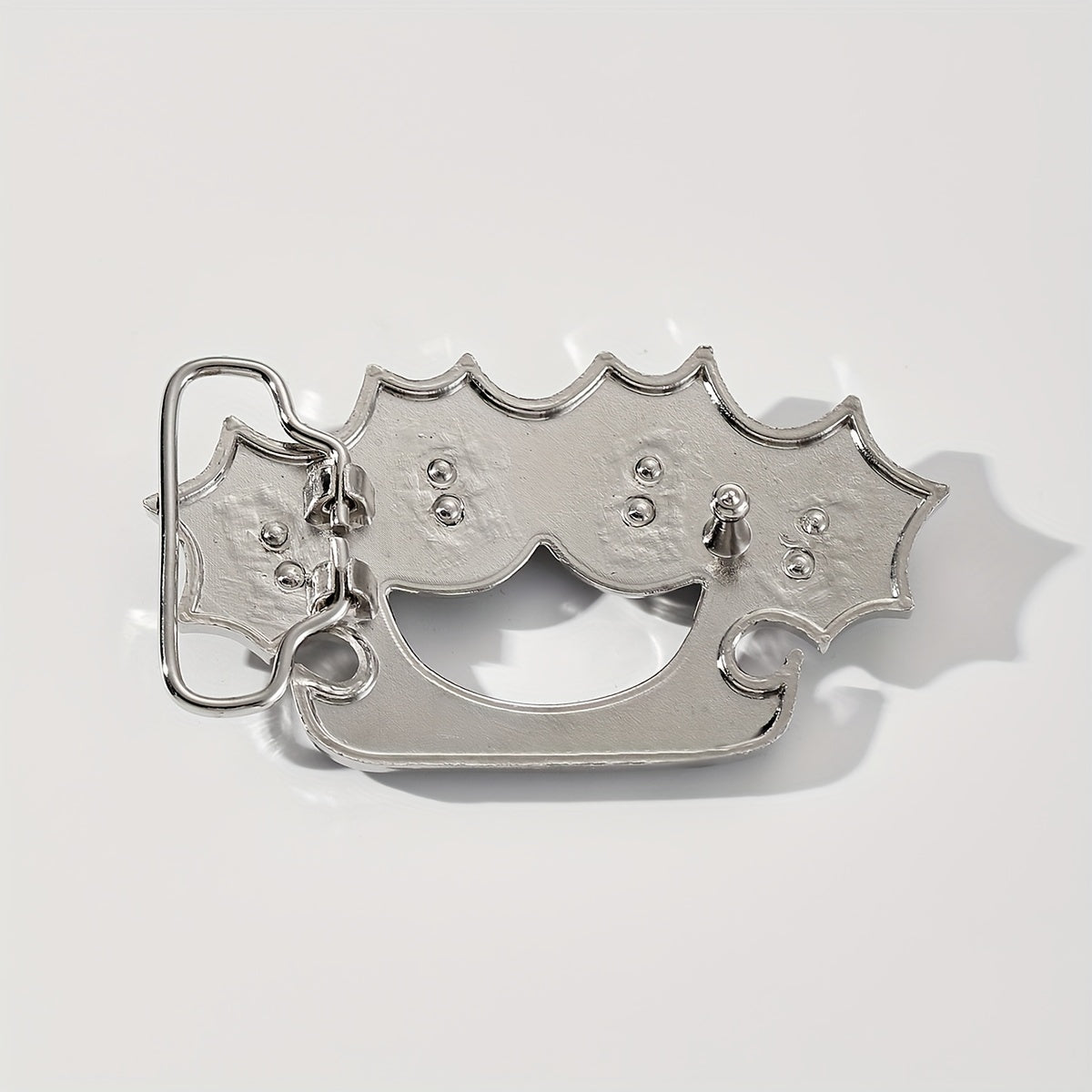 Skull Head Belt Buckle Vintage Hollow Out Western Cowboy Halloween Accessor