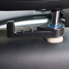 1pc Car Headrest Hook Organize Bag Grocery Coat Holder