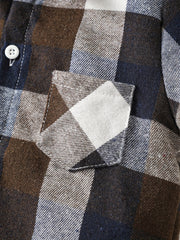Boys Plaid Shirt Tops Short Sleeves Button Down Casual Summer Kids Clothes