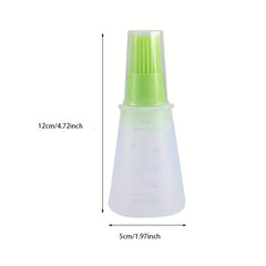 Kitchen BBQ Brush High Temp Resistant Silicone Bottle Brush