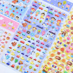 Cartoon Animal Foam Stickers 3D Mobile Phone DIY Decoration