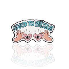 Large Eye Shaped Brooch Magnifying Glass Cat Rabbit Squid Bear