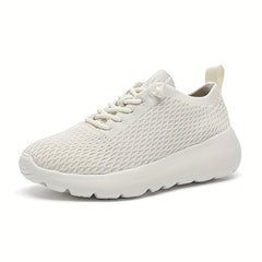 Women's Mesh Chunky Sneakers Lace Up Non slip Running Shoes
