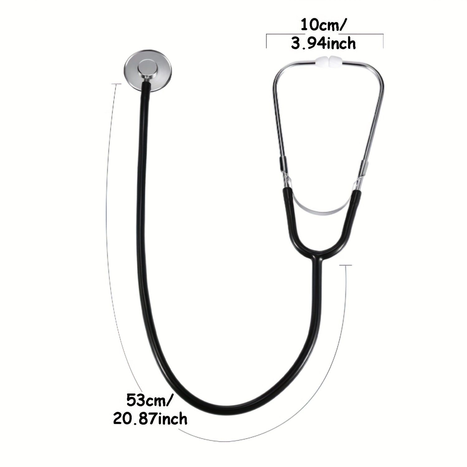 Stethoscope Toy Medical Simulator with Pink Accents