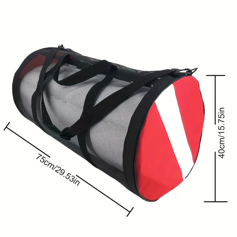Large Capacity Diving Equipment Storage Bag with Mesh Net