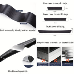 Car Anti-Scratch Pedal Protection & Door Sill Strip Stickers