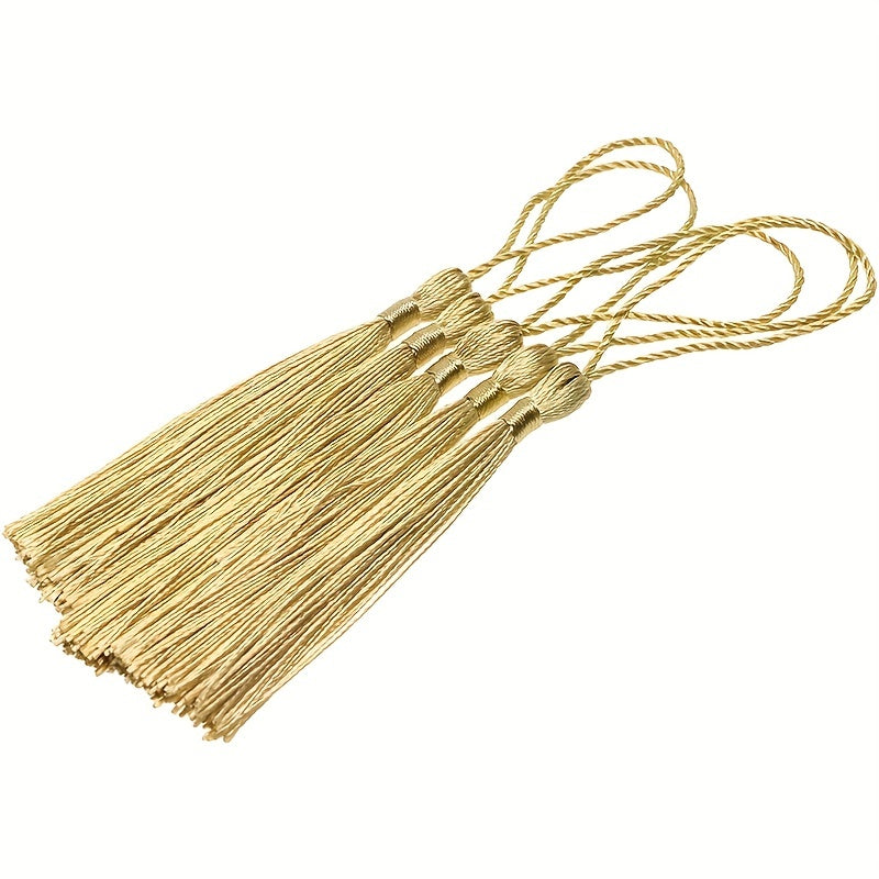 10pcs DIY Keychain Tassels for Crafting and Jewelry Making
