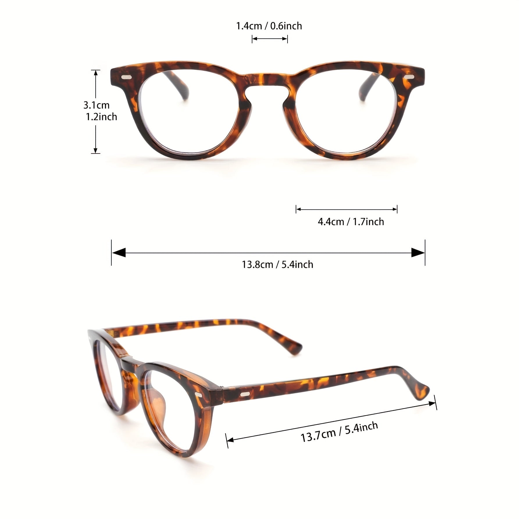 Men's Round Frame Glasses