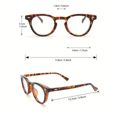 Men's Round Frame Glasses