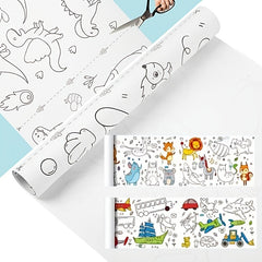 Doodle Drawing Roll for Early Learning DIY Painting