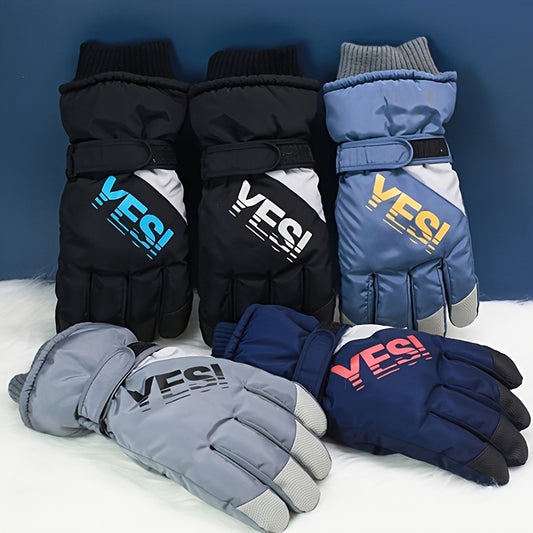 Men's YES Touch Screen Skiing Gloves Windproof Waterproof Touch Screen Gloves