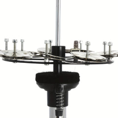 L100 Tripod Double Piece 9 Pcs Bell Stomp Cymbal Set