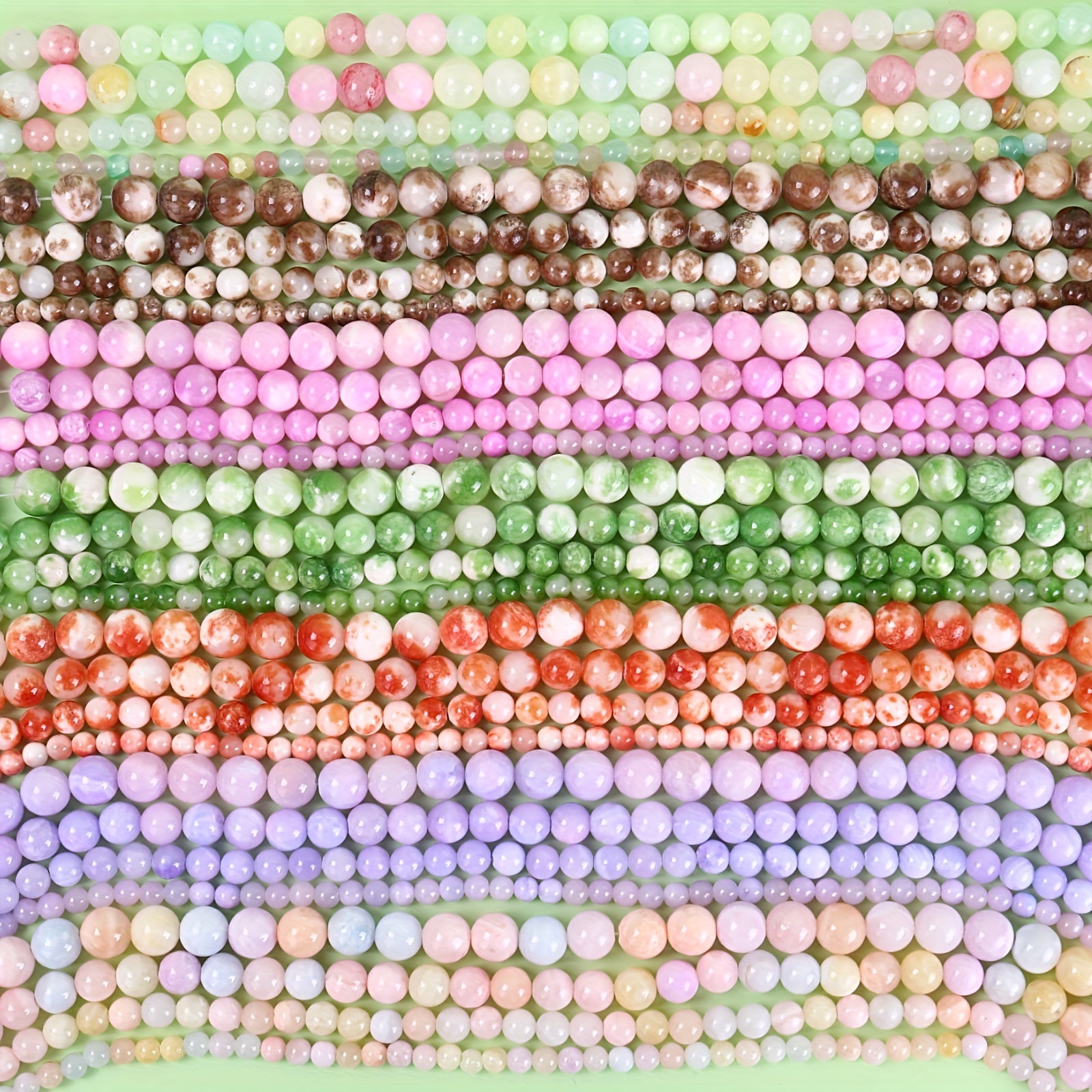 Mixed Loose Round Beads for DIY Jewelry Making