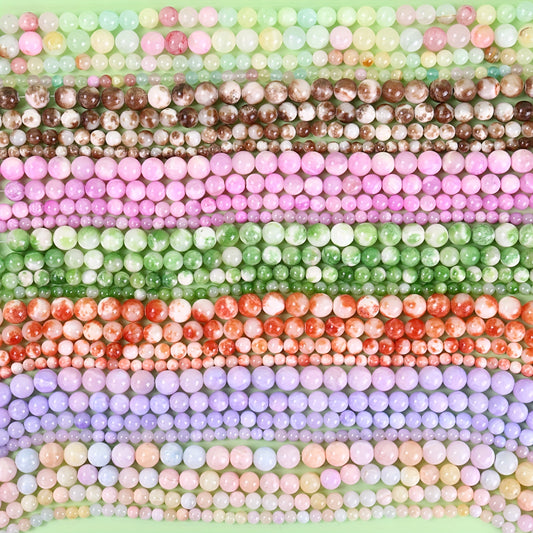 Mixed Loose Round Beads for DIY Jewelry Making