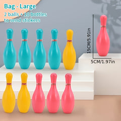 Mini Bowling Toy Interactive Leisure Indoor And Outdoor Sports Games