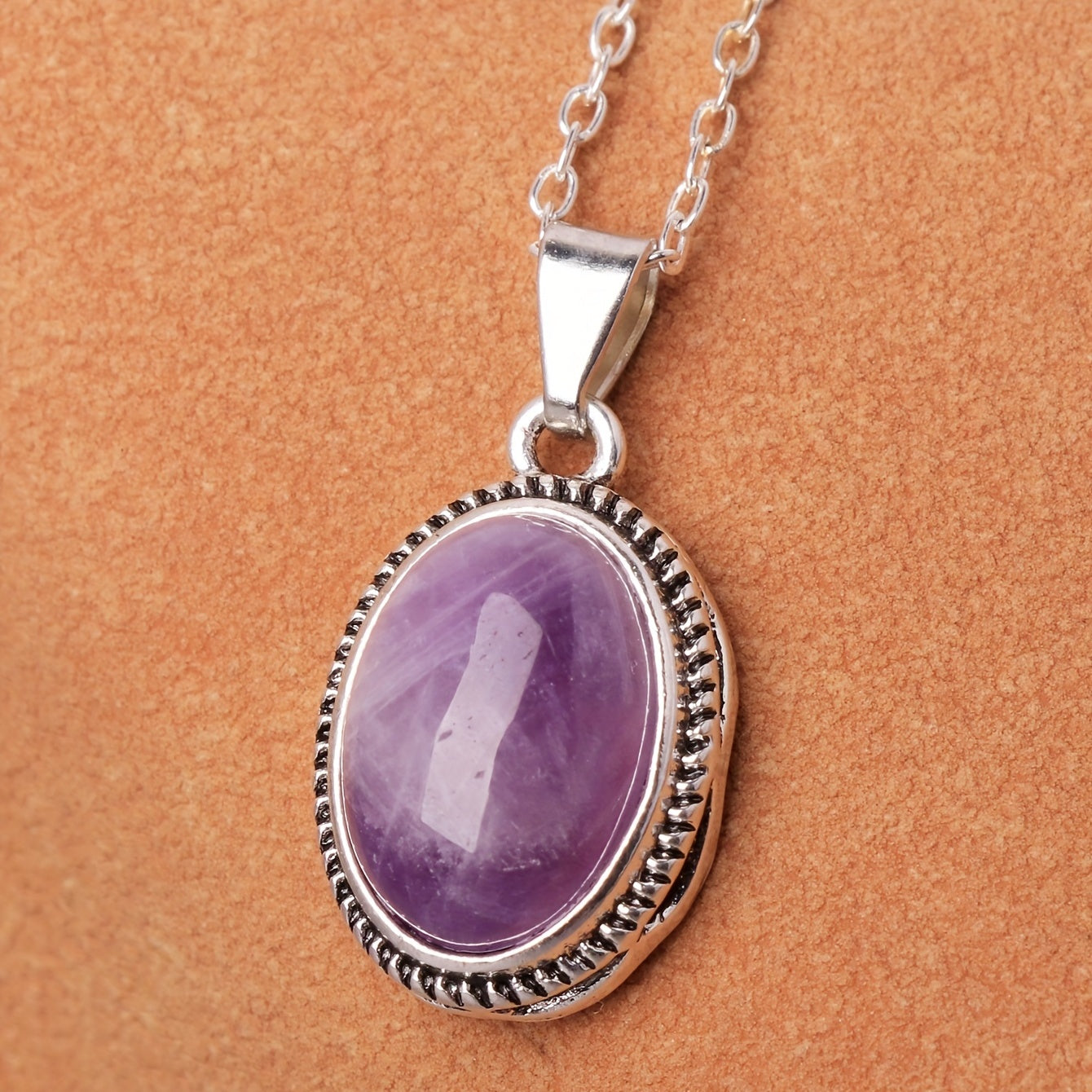 Vintage Gemstone Pendant Necklace Jewelry