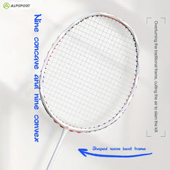 ALP V5 5U 75g 100 Carbon Fiber Badminton Racket