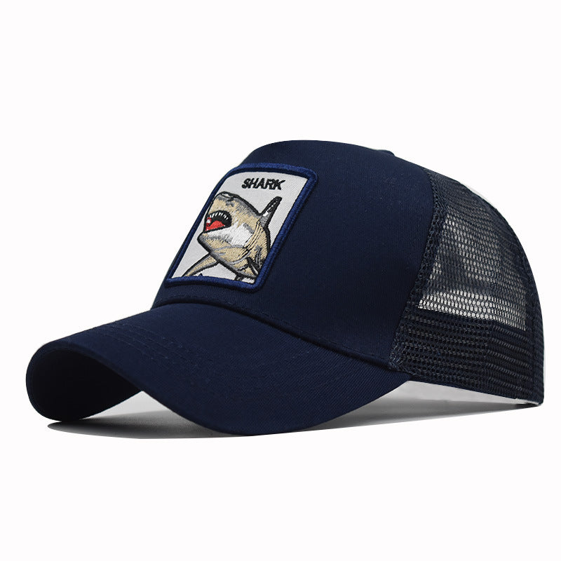 Animal Embroidered Adjustable Baseball Cap Sun Visor