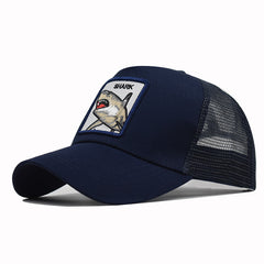 Animal Embroidered Adjustable Baseball Cap Sun Visor