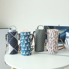 Nylon Water Bottle Storage Bag Organizer