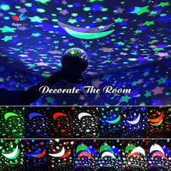 Romantic Starry Sky Light USB Powered 360 Rotating 2 Power Modes 2 Light Modes