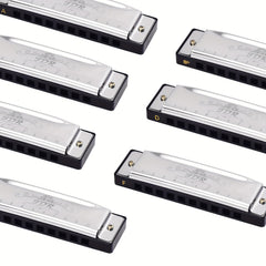 JDR Harmonica Set Key C D E F G A Bb 10 Holes 20 Tones Diatonic Mouth Organ