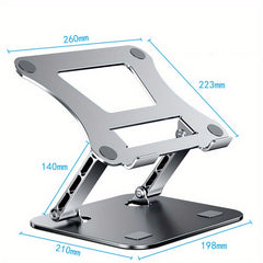 Adjustable Aluminum Alloy Laptop Tablet Stand Up To 17 Laptop