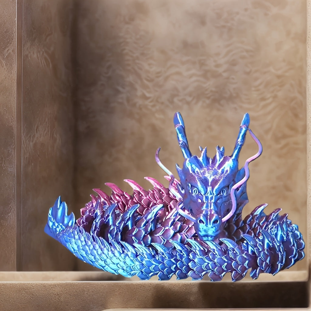 3D Printed Laser Dragon Model Collectible Ornament Home Decor
