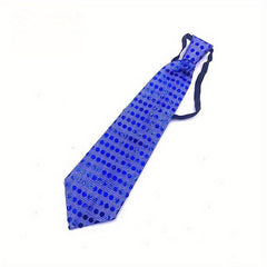 LED Tie Children's Bright Glow Tie Sequin Flash Tie for Parties Carnivals