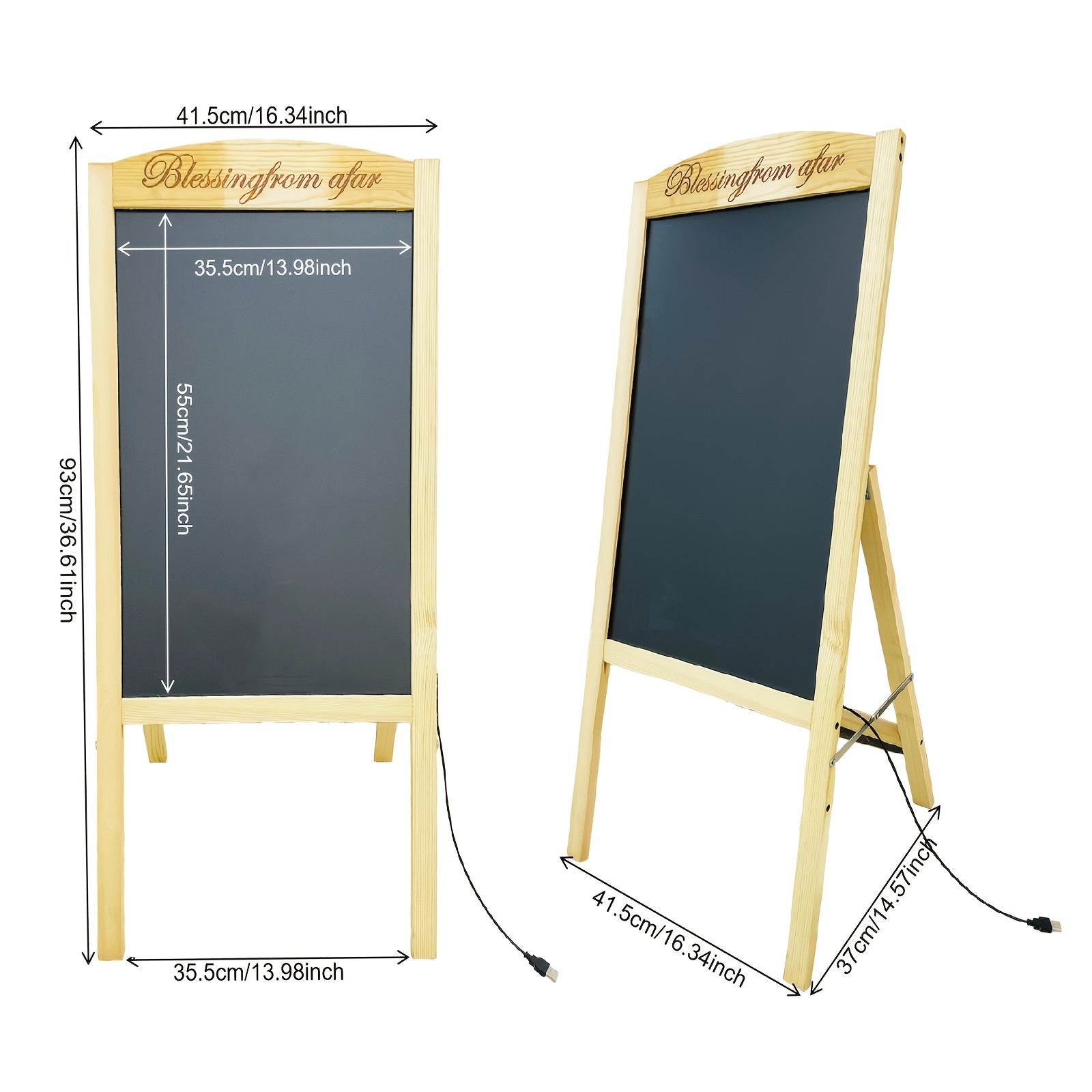 LED Fluorescent Board For All Saints' Christmas Party
