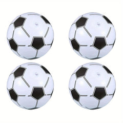 4-Pack 30.99 cm Inflatable Soccer Beach Balls