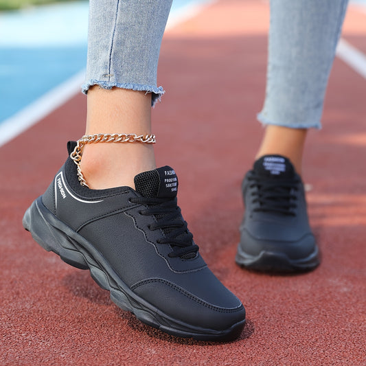 Women's Lightweight Lace-Up Casual Running Shoes Low Sports Sneakers
