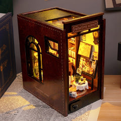 Bookshelf Dollhouse Kit 3D Puzzle Model Building DIY Craft Set