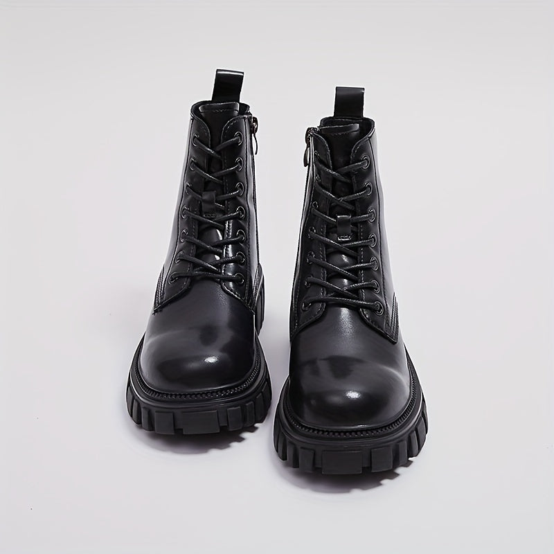 Women's Faux Leather Equestrian Boots