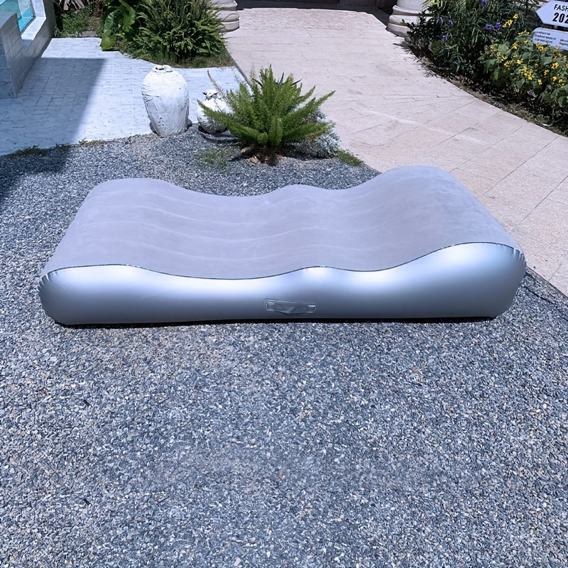 Portable Automatic Inflatable Sofa Bed Outdoor Camping Lying Chair Air Cushion