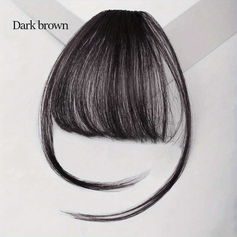 Synthetic Clip In Air Bangs Fringe Hair Extensions for Women Girls