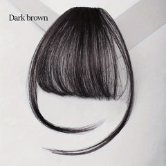 Synthetic Clip In Air Bangs Fringe Hair Extensions for Women Girls