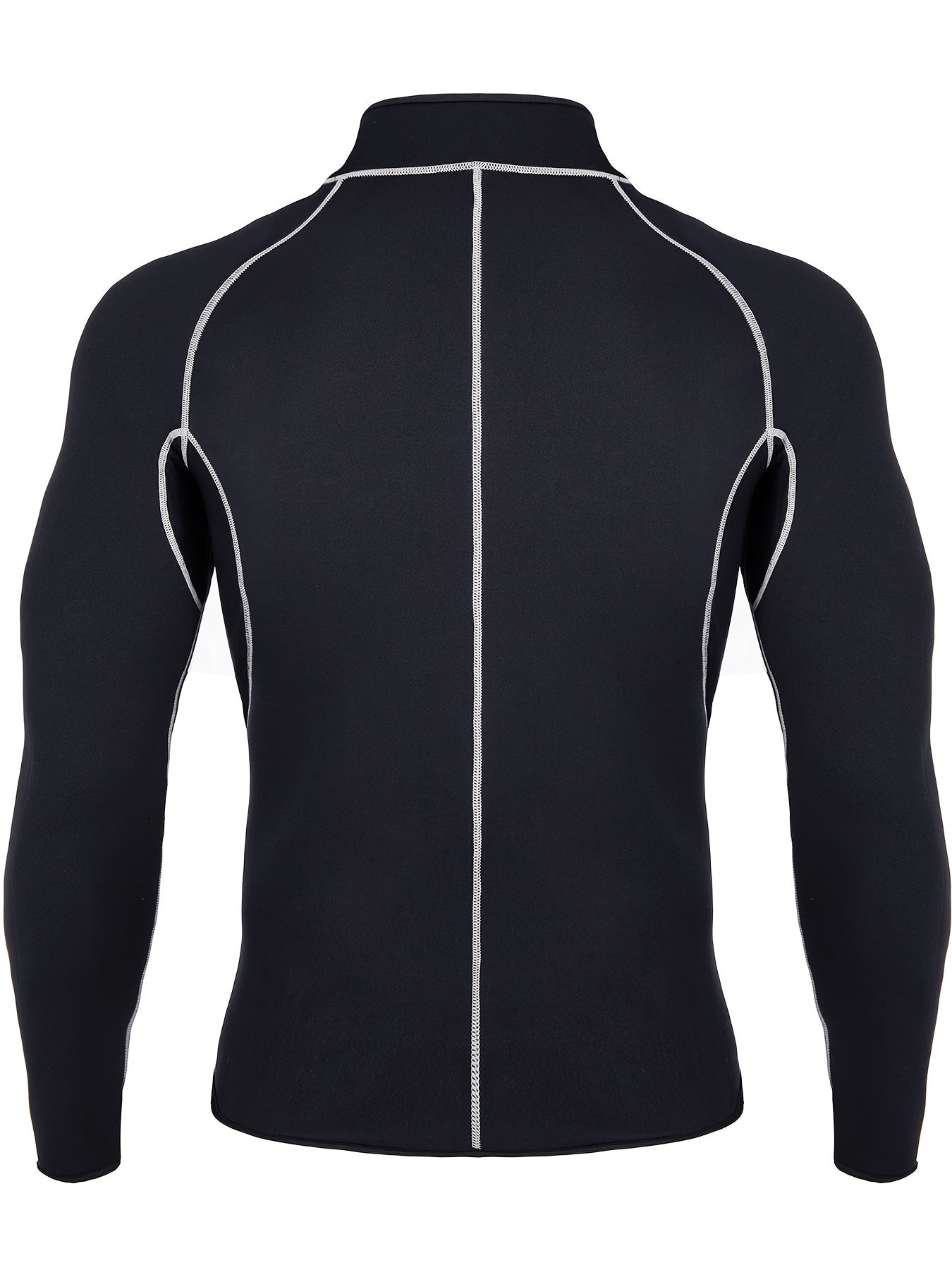 Men Sauna Jacket for Gym Workout Training