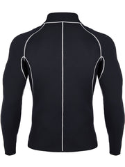 Men Sauna Jacket for Gym Workout Training
