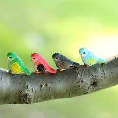 10pcs Bird Family Micro Landscape Series DIY Decoration