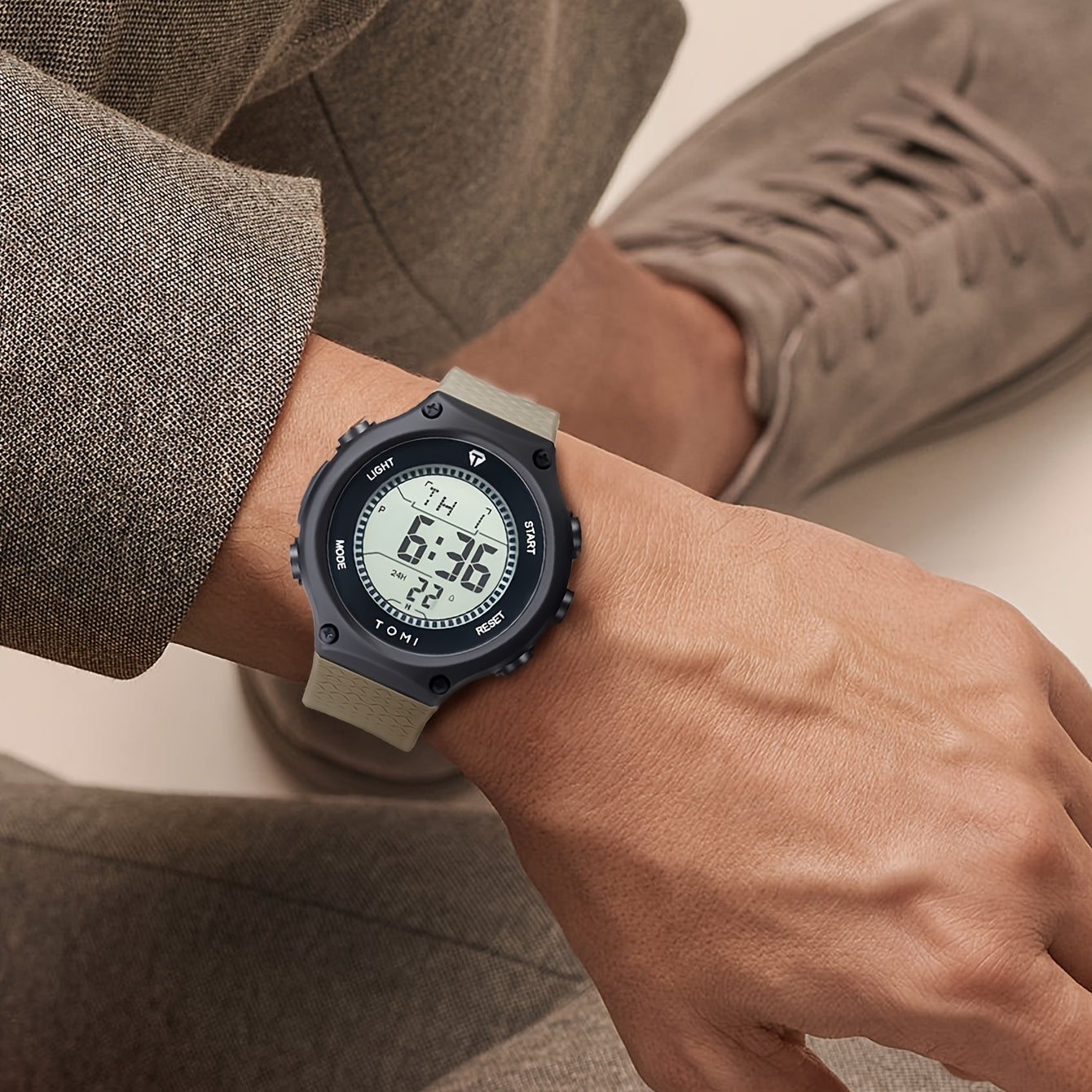 Teenager's Digital Sports Watch with Night Light