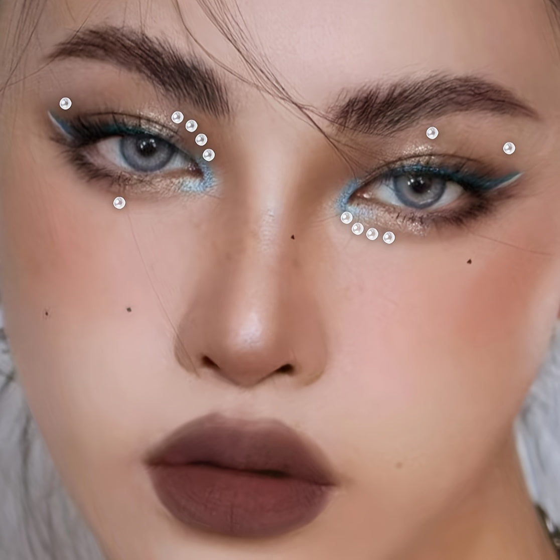 Pearl Under Eye Makeup Sticker Jewelry Decoration