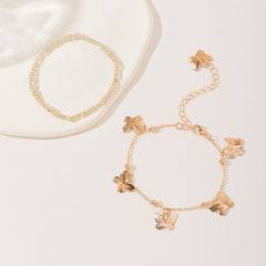 Butterfly Charm Bracelet Set