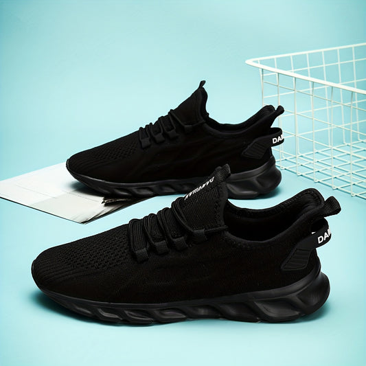 Women's Lightweight Knitted Sports Shoes Lace Up Running Sneakers
