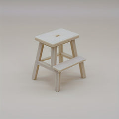 Dollhouse Mini Stool Storage Bench Faux Chair Model DIY Accessories