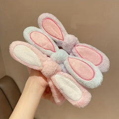 Fluffy Makeup Headband Coral Fleece Hair Band