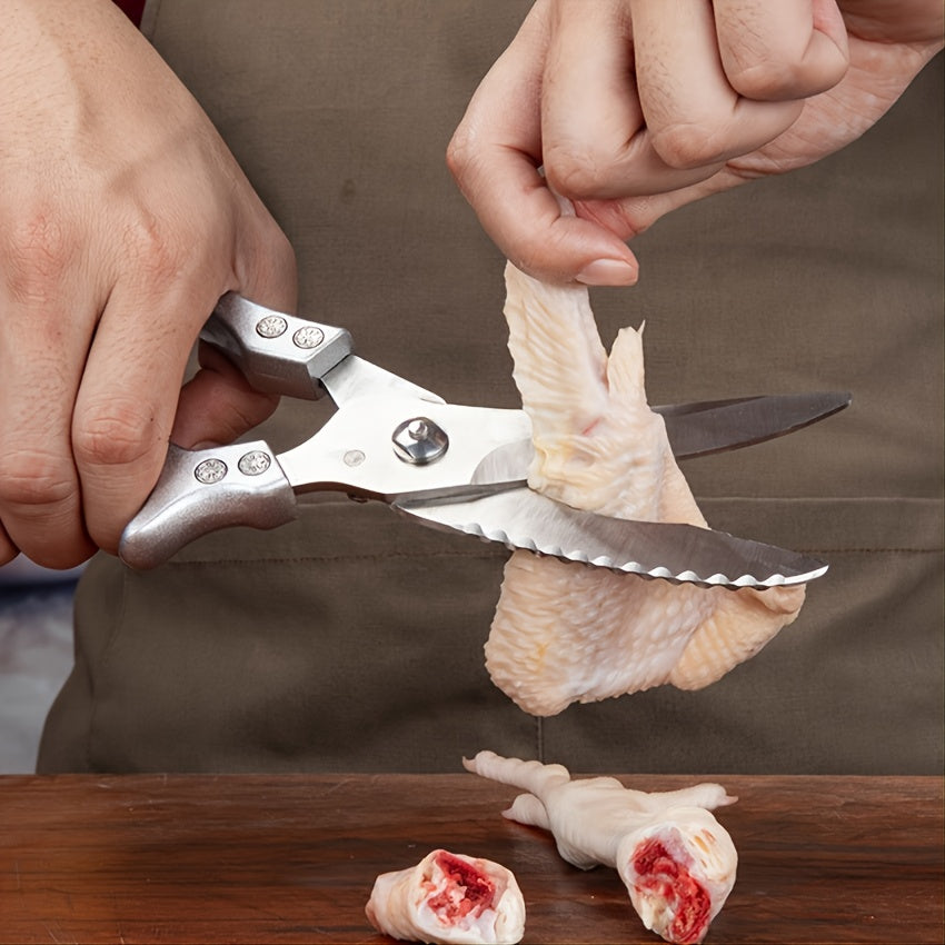 Kitchen Poultry Shears Stainless Steel Scissors Meat/Vegetable Grill Chef Cookin