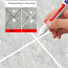 Waterproof Tile Marker Grout Pen Wall Seam Pen for Bathroom Decontamination