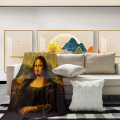 Creative Fun Painting Blanket Soft and Warm Throw Blanket